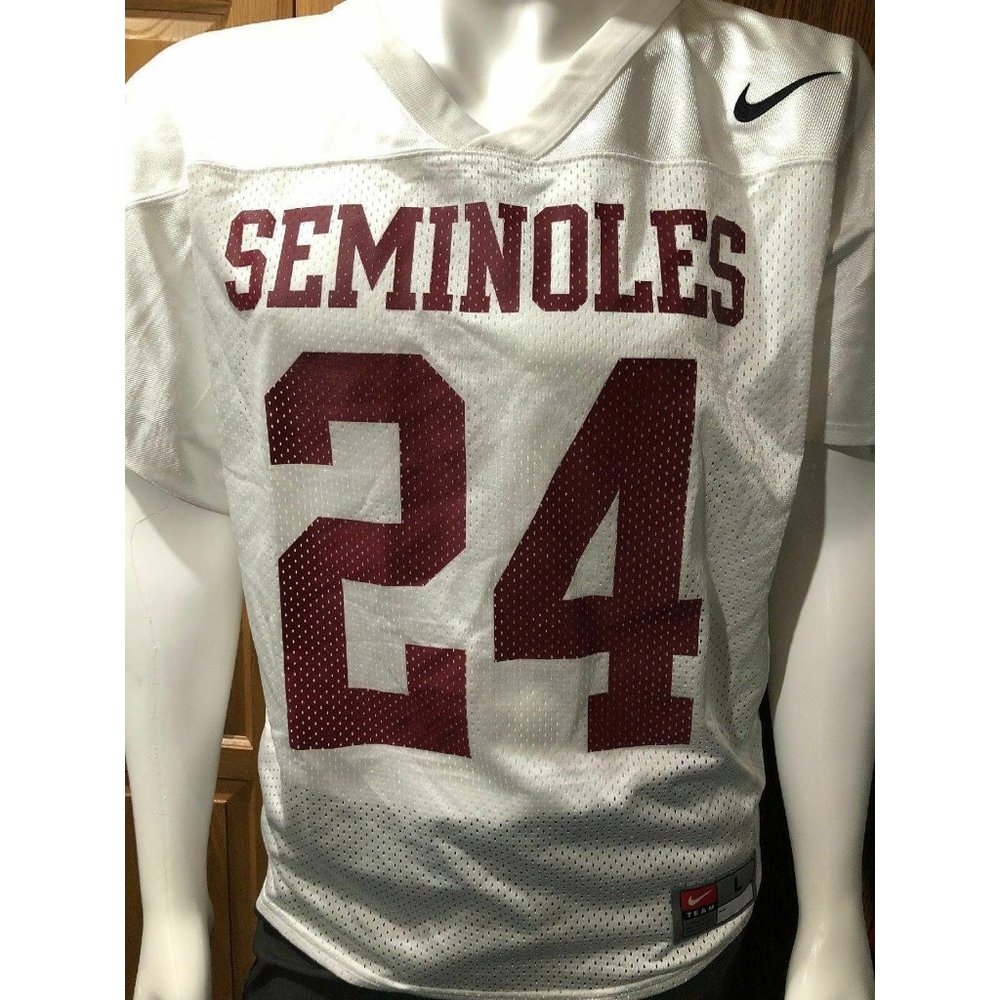 Florida State FSU Seminoles Adult Men Large NIKE College Jersey Football NWT